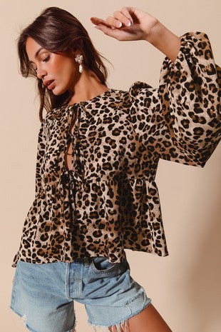 Leopard Blouse