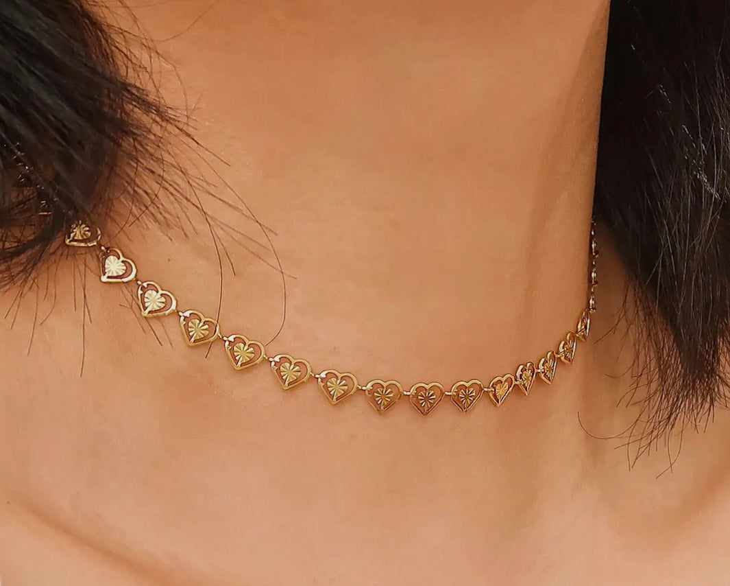 18K Heart Necklace