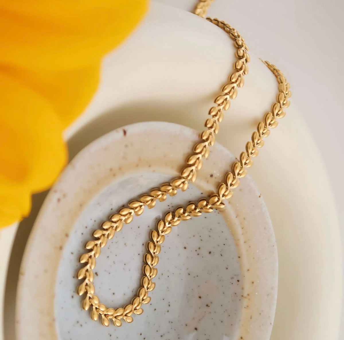 18K Wheat Chain