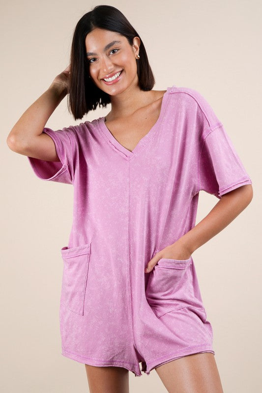 Mineral Wash Romper