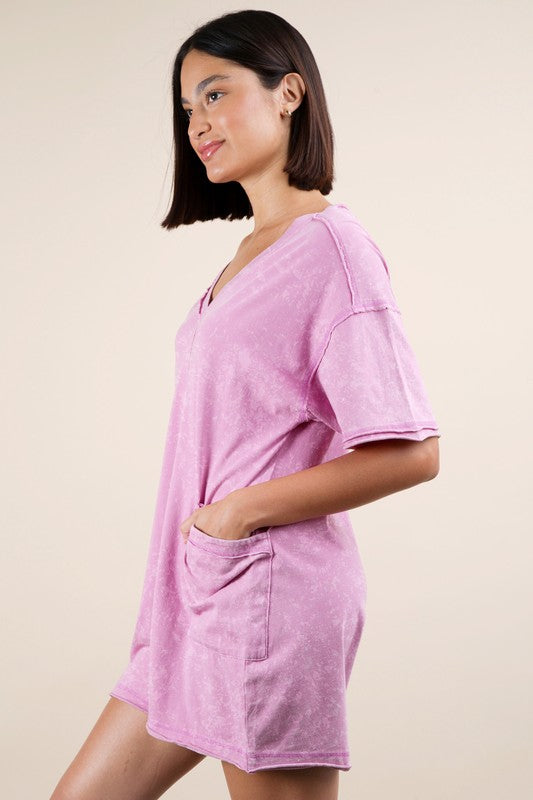 Mineral Wash Romper
