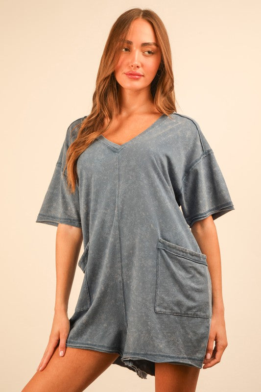 Mineral Wash Romper