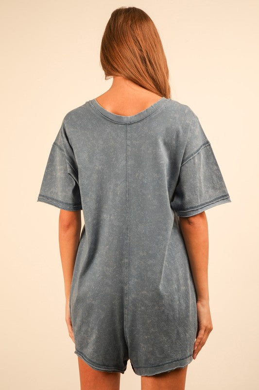 Mineral Wash Romper