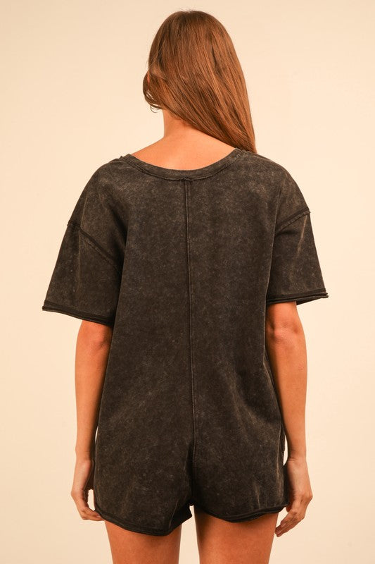 Mineral Wash Romper