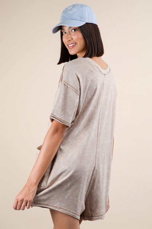 Mineral Wash Romper
