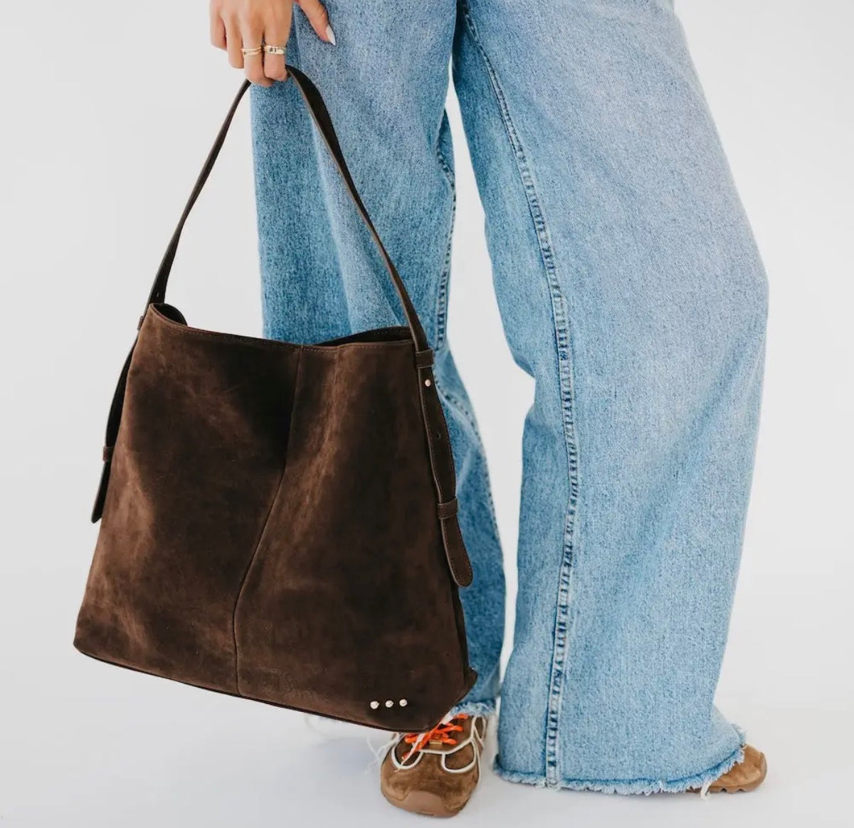 Suede Shoulder Bag