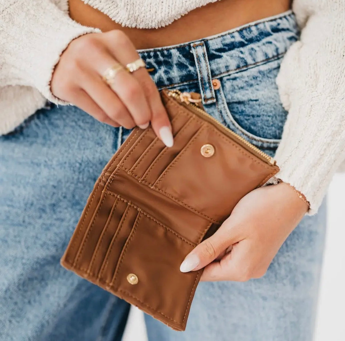 Kate Suede Wallet