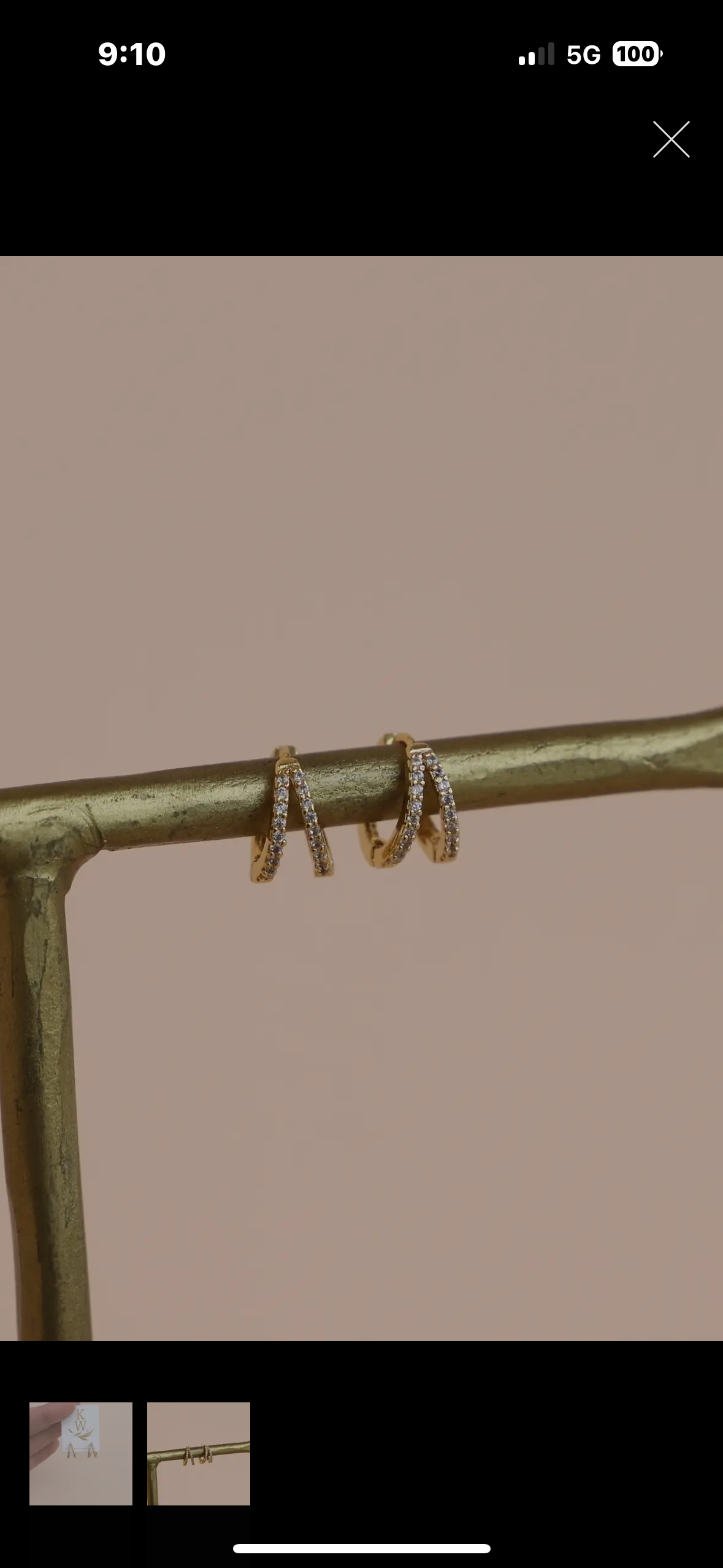 CZ Huggie Hoops