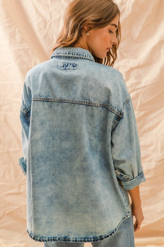 Mabel Denim Button Down