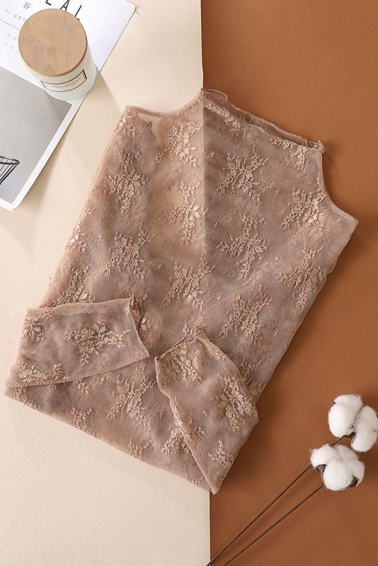 Sheer Lace Top