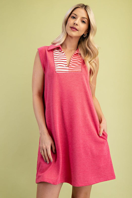 Knit Color-Block Dress