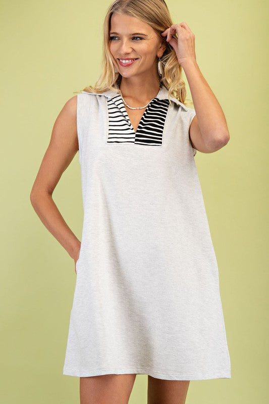 Knit Color-Block Dress