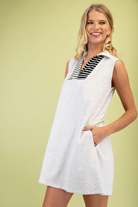Knit Color-Block Dress