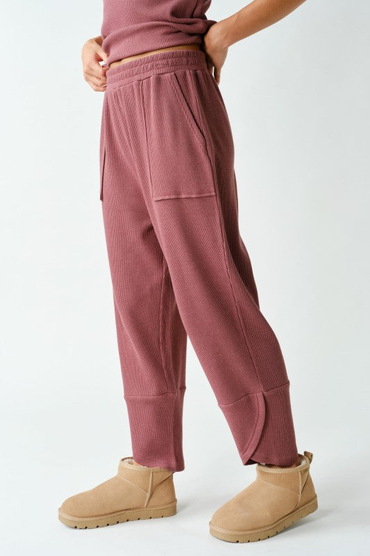 Megan Waffle Knit pants