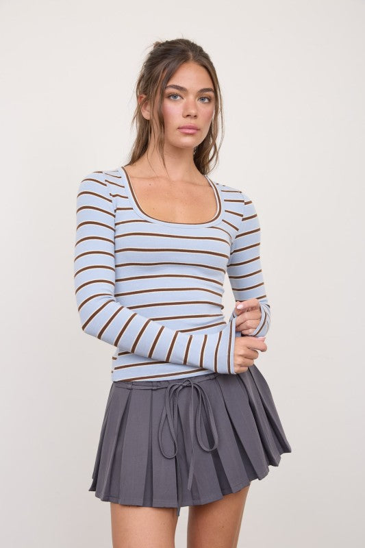 Lucy scoop Neck Top