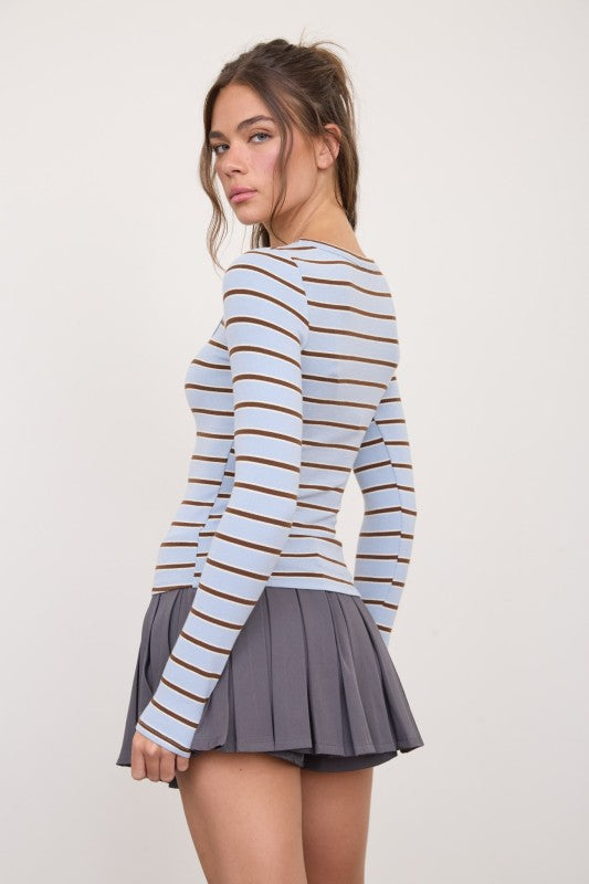 Lucy scoop Neck Top