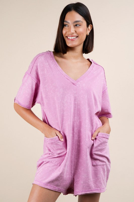 Mineral Wash Romper