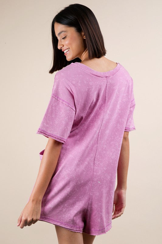 Mineral Wash Romper
