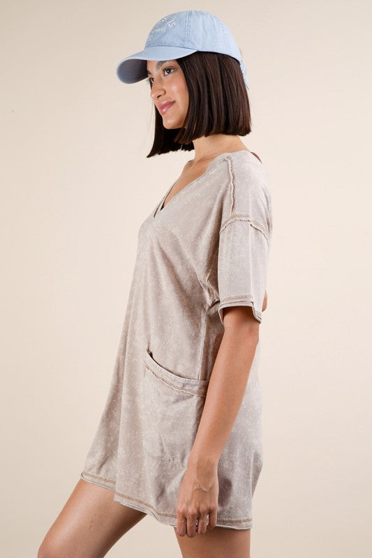 Mineral Wash Romper