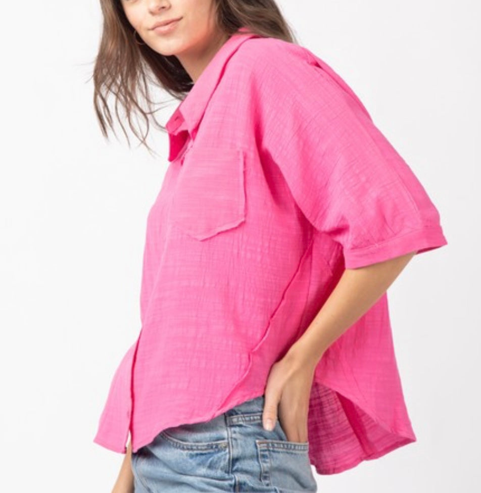 Pretty In Pink Blouse